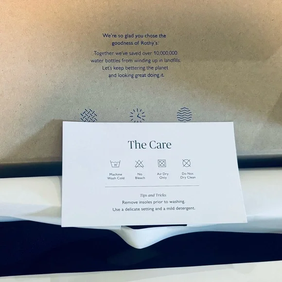 Rothy's Women's The Point Navy Flats - Picture 8 of 9